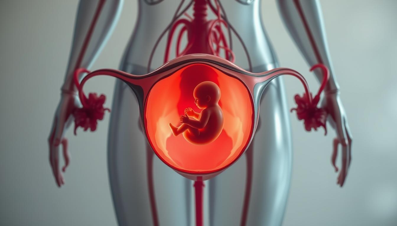 does a surrogate mother share blood with the baby