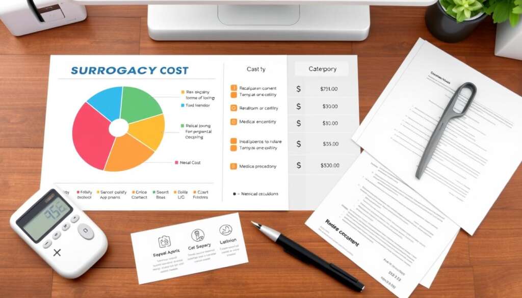 Breakdown of surrogacy costs in India