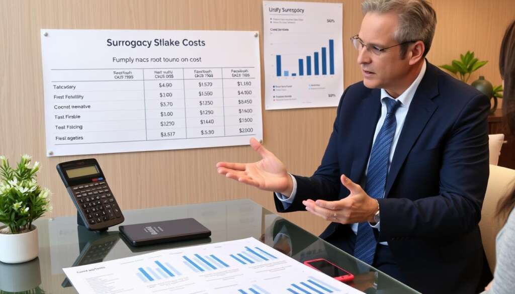 Financial planning session for surrogacy at a Best Surrogacy Agency in India