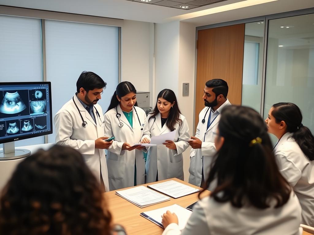 Top surrogacy specialists in India discussing a case