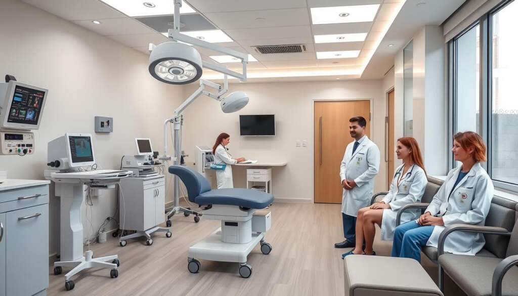 Modern fertility clinic in Kazakhstan showing medical facilities for surrogacy treatment