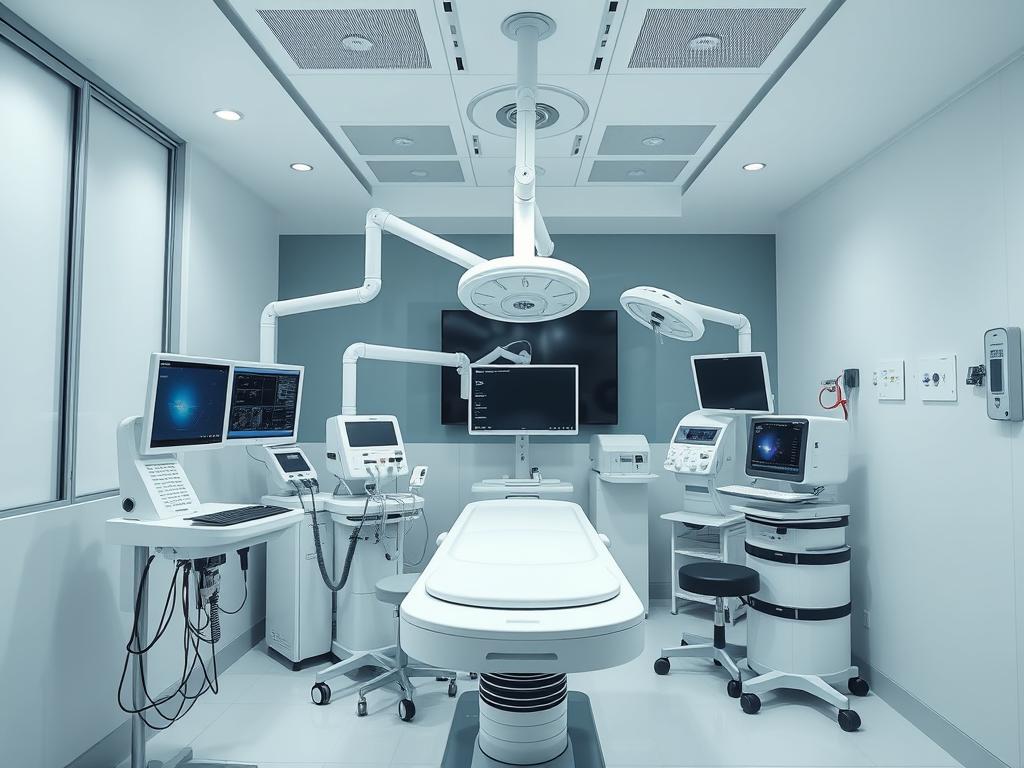 Modern fertility clinic in Thailand with medical equipment