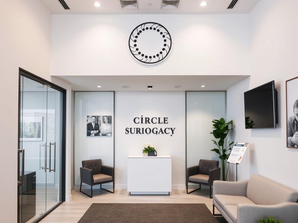 Circle Surrogacy agency logo and office