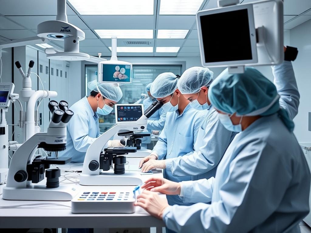 IVF laboratory in Armenia performing embryo creation and transfer