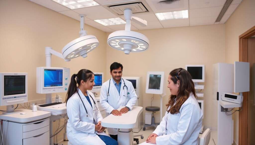 IVF with Surrogacy in Mumbai clinic with modern medical equipment and caring staff