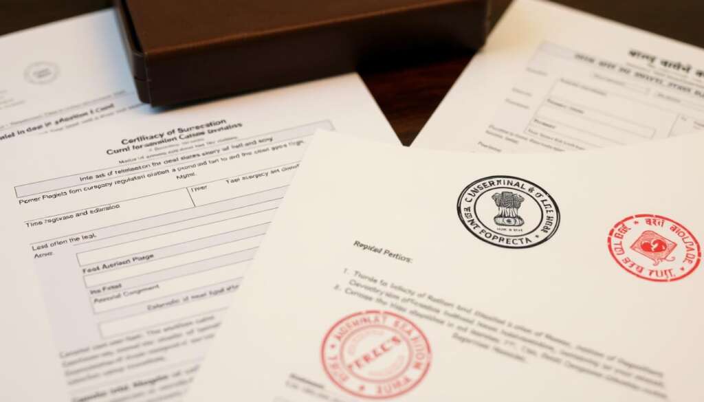 Legal documents for IVF with Surrogacy in Mumbai with official stamps