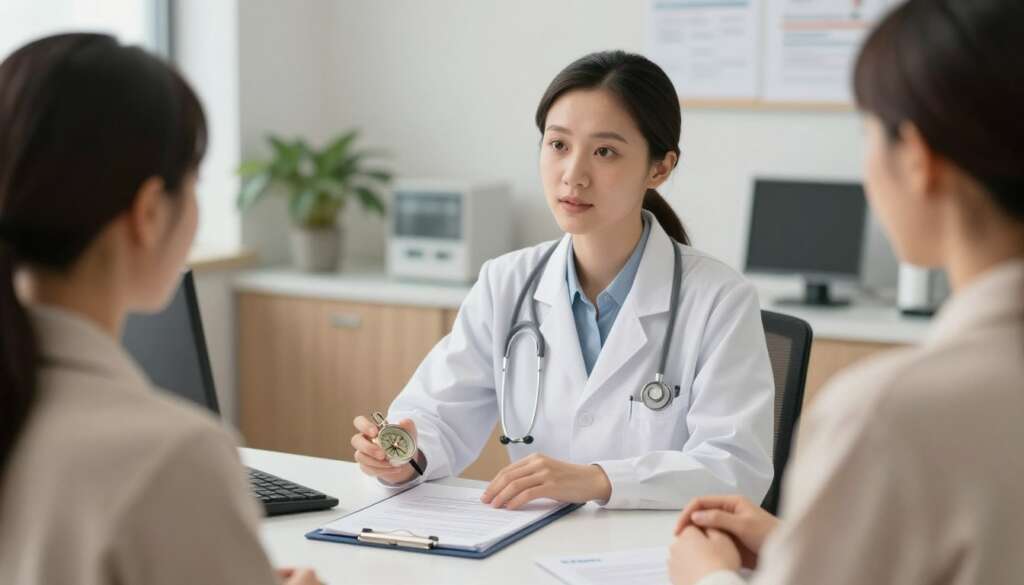 Fertility specialist answering IVF cost questions