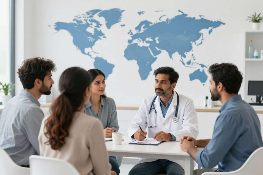 International patients receiving IVF treatment in India