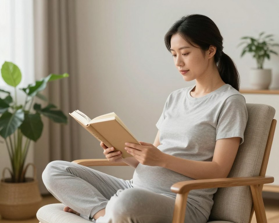 Woman relaxing during two-week wait after IVF transfer