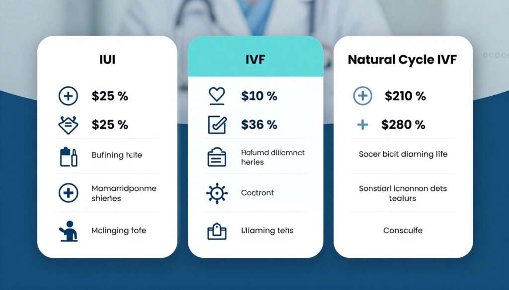 Comparison of different fertility treatment options available at age 35 Comparison of different fertility treatment options available at age 35