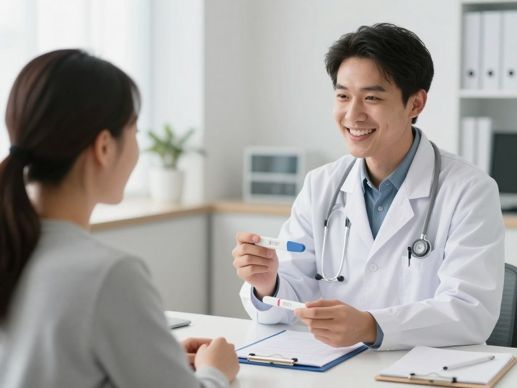 Post-transfer patient care and pregnancy monitoring Post-transfer patient care and pregnancy monitoring